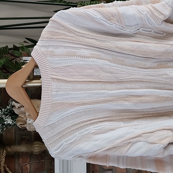 Y2k/90's Abercrombie & Fitch Womens 100% Cotton Crewneck Chunky Knit Sweater Med - Picture 8 of 14